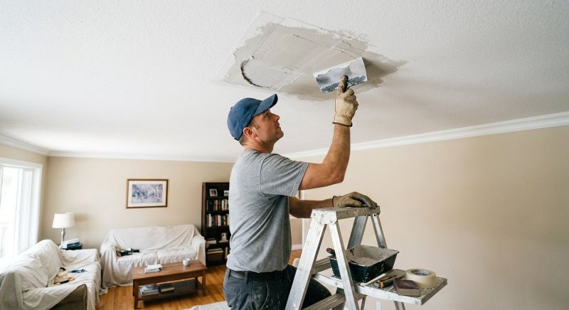 Bedroom Ceiling Repair in Wilmington, NC