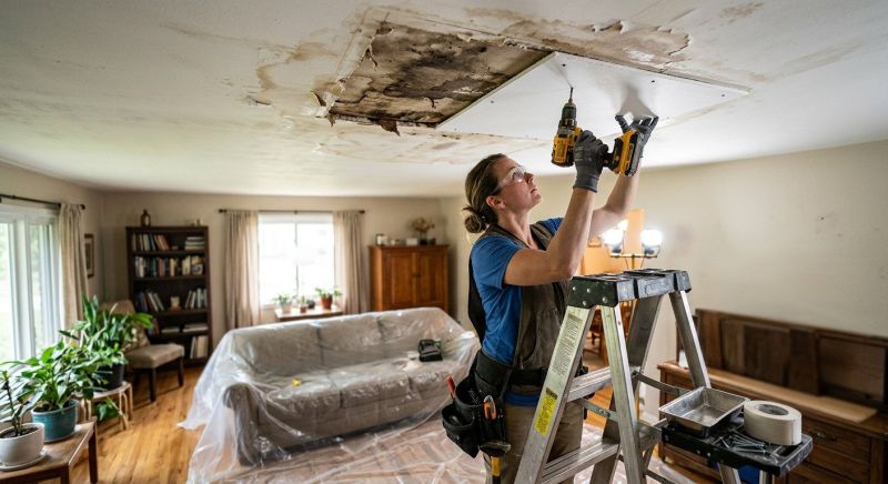 Ceiling Hole Repair in Olathe, KS