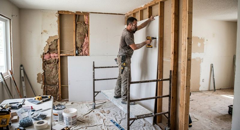 Gypsum Board Installation in Kansas City, MO