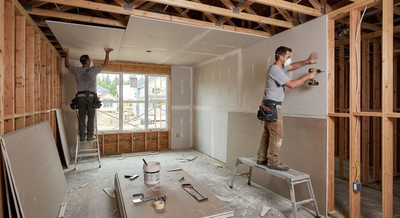House Drywall Installation in Kansas City, KS